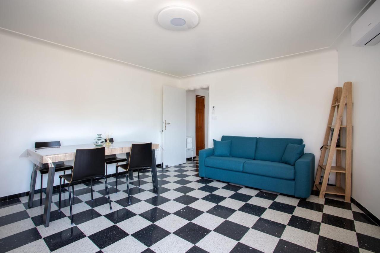 Apartment T2 Air-Conditioned Sea View Saint-Laurent-du-Var Esterno foto