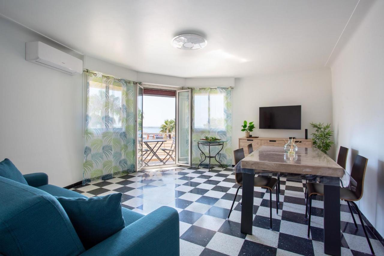 Apartment T2 Air-Conditioned Sea View Saint-Laurent-du-Var Esterno foto