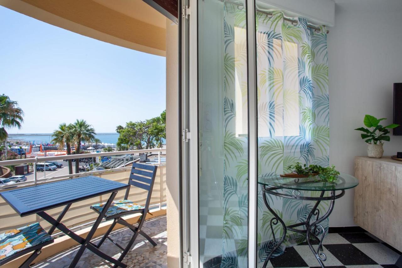 Apartment T2 Air-Conditioned Sea View Saint-Laurent-du-Var Esterno foto